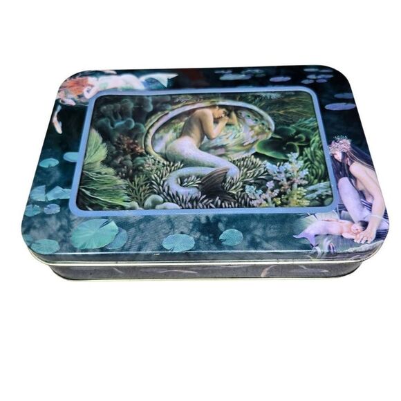 Tree Free Greetings Mermaid Dreams Cards Stationary Envelopes & Tin Box Cards - Picture 2 of 3